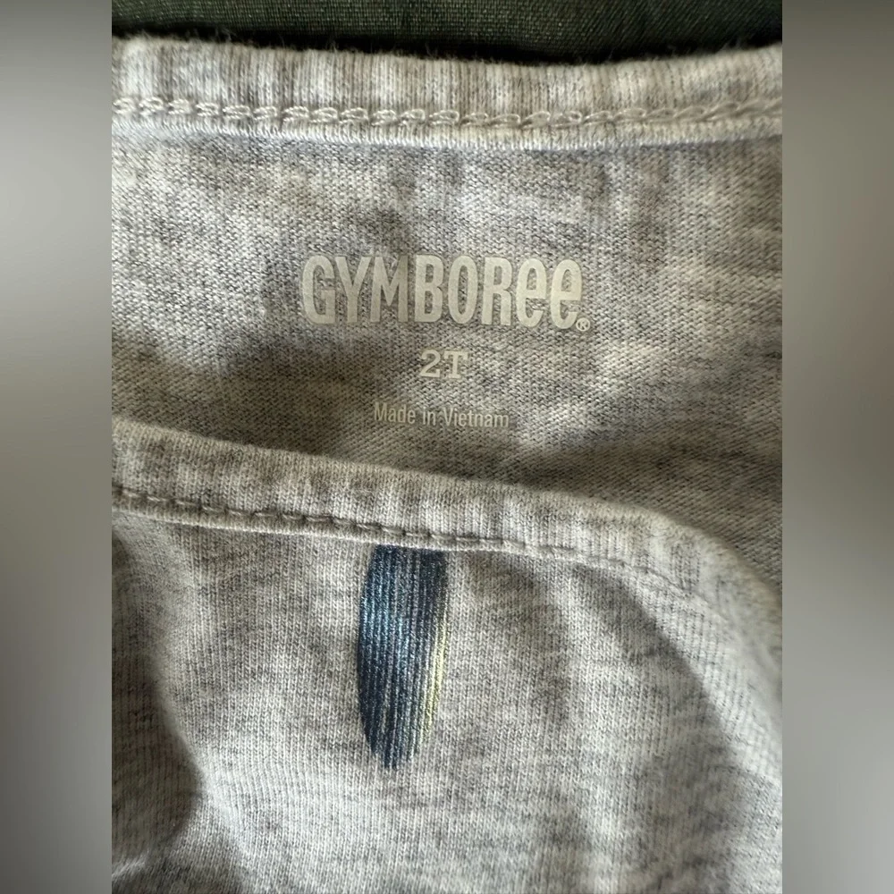 Gymboree Toddler Gray Tropical Print Tank Dress | 2T | Palm & Pineapple